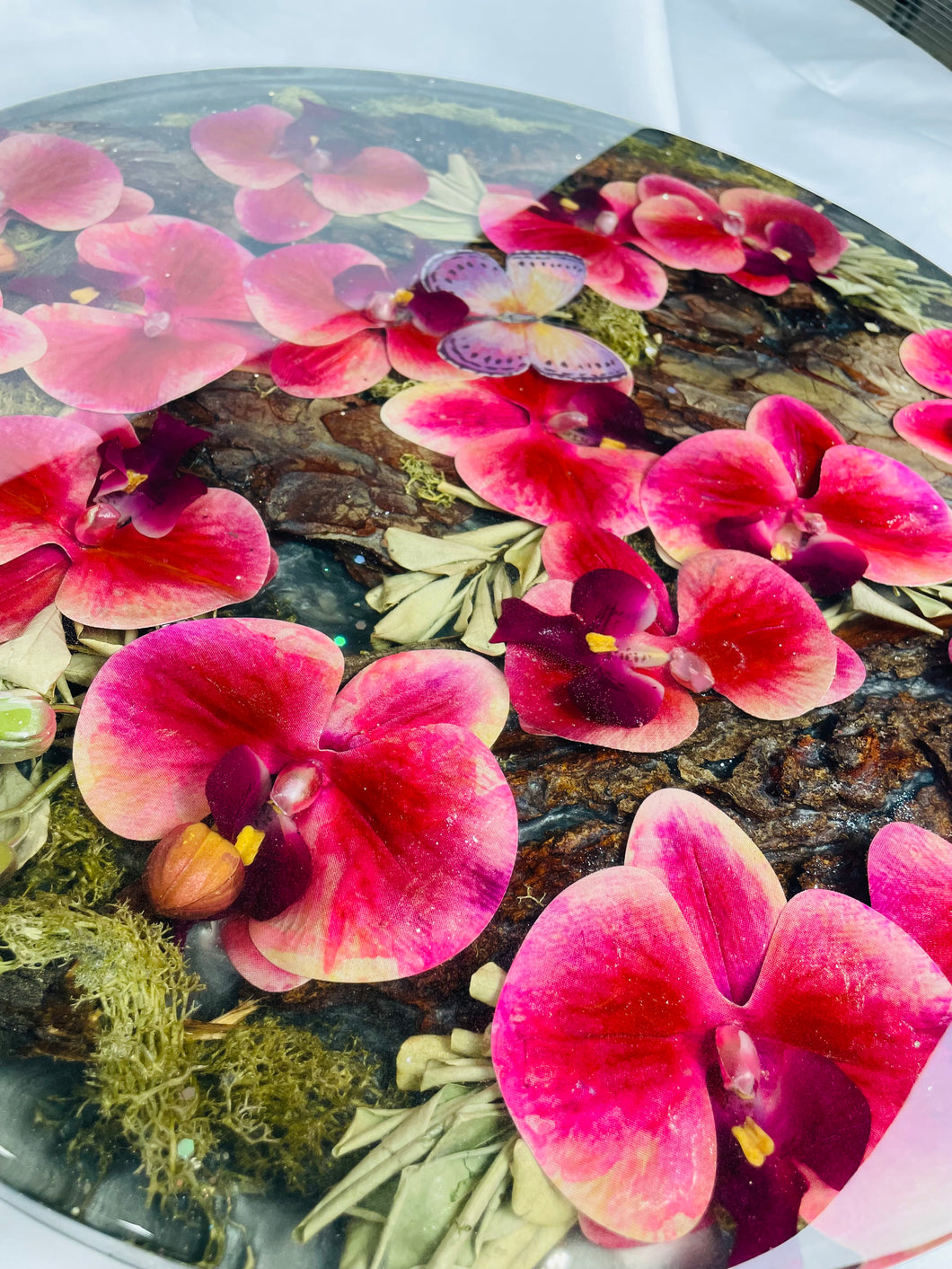 18” Pink Orchid Round