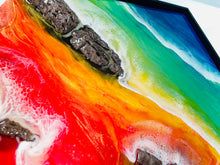 Load image into Gallery viewer, Rainbow Ocean Wall Art (Set of 2)