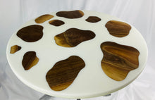 Load image into Gallery viewer, 24” Moo Round Black Walnut Table