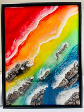 Load image into Gallery viewer, Rainbow Ocean Wall Art (Set of 2)