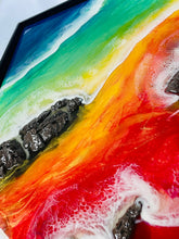 Load image into Gallery viewer, Rainbow Ocean Wall Art (Set of 2)