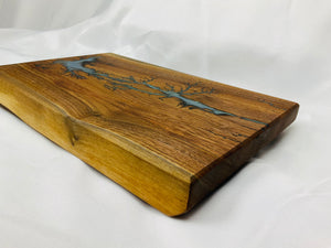 Burned Black Walnut Board