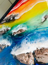 Load image into Gallery viewer, Rainbow Ocean Wall Art (Set of 2)
