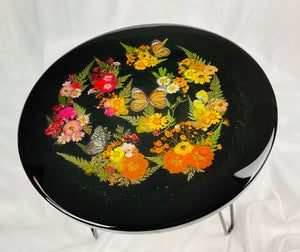 18” Orange Wildflower Flutter Table