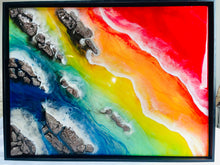 Load image into Gallery viewer, Rainbow Ocean Wall Art (Set of 2)