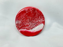 Load image into Gallery viewer, Red Ocean Coasters (Set of 4)