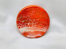 Load image into Gallery viewer, Orange Ocean Coasters (Set of 4)