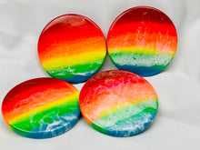 Load image into Gallery viewer, Rainbow Ocean Coasters (Set of 4)