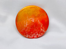 Load image into Gallery viewer, Orange Ocean Coasters (Set of 4)