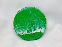 Load image into Gallery viewer, Green Ocean Coasters (Set of 4)