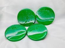 Load image into Gallery viewer, Green Ocean Coasters (Set of 4)