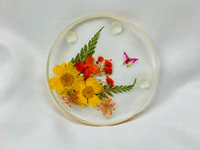 Load image into Gallery viewer, Day &amp; Night Flower Coasters (Set of 4)