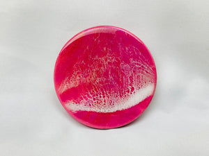 Pink Ocean Coasters (Set of 4)