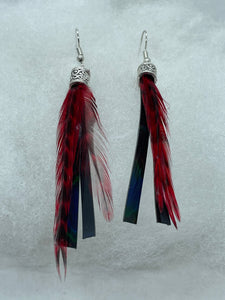 Red feathers