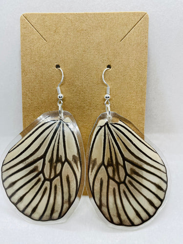 Coffee Butterfly Earrings