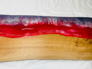Red, White & Blue Ocean Longboard Tabletop